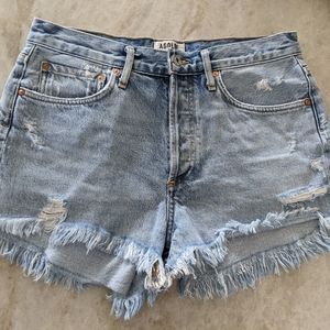 AGOLDE Parker swapmeet denim shorts size 27